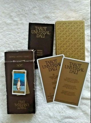 1984 Rare Tarot Univeral Dali Card Deck