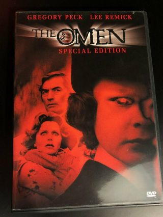 The Omen (1976) Special Edition Dvd W/insert Rare & Cover Gregory Peck