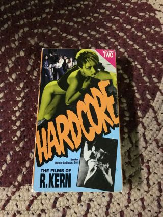 Hardcore The Films Of Richard Kern Film Vhs Oop Rare Big Box Slip