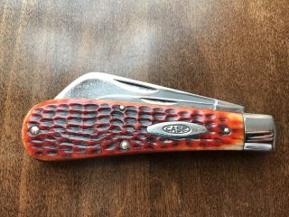 Vintage Case Xx 6217 Red Bone Loom Fixer Rare Old Folding Knives Knife 65 - 69