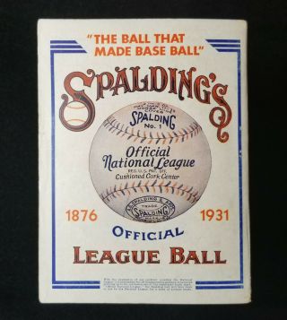 1931 SPALDING GUIDE Antique Baseball Official Athletic Library VTG Booklet EX 2