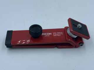 Sturdy Retro Ricoh Mini Red Camera Tripod Made In Japan Rare