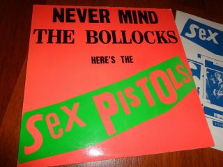 Sex Pistols ‎– Never Mind The Bollocks Here 