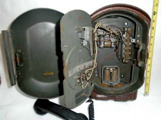 Antique Rare Bell System Model 325e Western Electric Emergency Call Box Org Cond