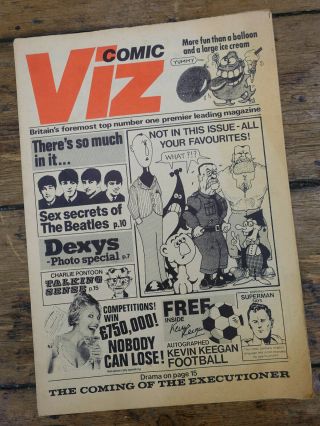 Rare Viz Comic Issue 9,  Published Oct 1982.  Humour