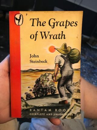 The Grapes Of Wrath / John Steinbeck 1st Paperback Edition Rare Collectible