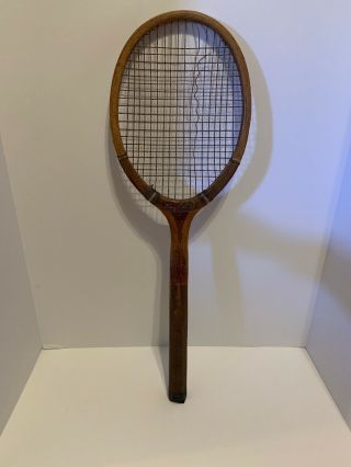 Antique Rare Harry C.  Lee & Co.  York Tennis Racket.