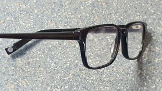 Warby Parker Crane Black Thin Rare Designer Glasses Frames Case
