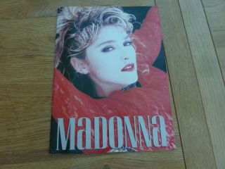 1985 Madonna Virgin Tour Rare Us Tour Programme