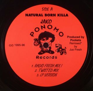 Jako - Natural Born Killa 12 " Rare Houston Tx G - Funk Gangtsa 
