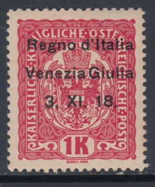 Italy 1918 - Venezia Giulia - Sassone N.  14 Mh Rare