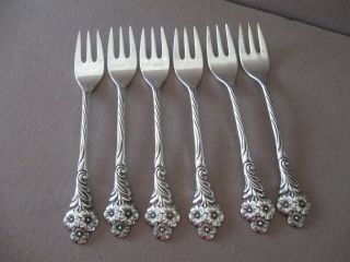 Set Of Six Silverplate Cake/pastry Forks Bmf 90 - 18 Germany