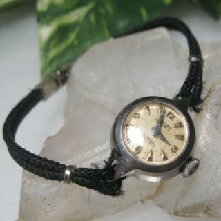 Vintage Croton Sea Queen Nivada Grenchen Waterproof Ladies Wind Wristwatch