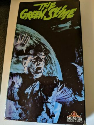 The Green Slime Rare Cult Classic Horror Sci - Fi Vhs Movie Htf Oop