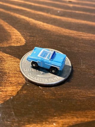 Micro Machines Micro Mini Insider Cadillac Eldorado Convertible Blue Rare 1989