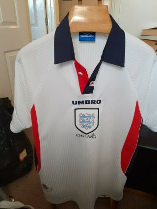 Rare Old England 1997 Football Shirt Size Large