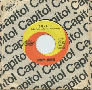 Hear - Rare Country 45 - Bobby Austin - Do - Die - Ralph Mooney On Steel - Capitol - M -