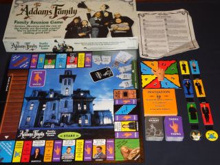 1991 The Addams Family Reunion Game By Pressman - 100 Complete Rare