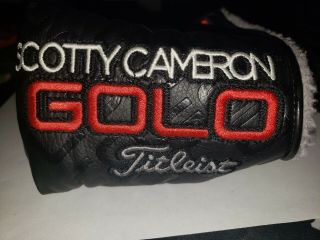 Rare Authentic Scotty Titleist Cameron Golo Headcover Cover With 12 Prov1s
