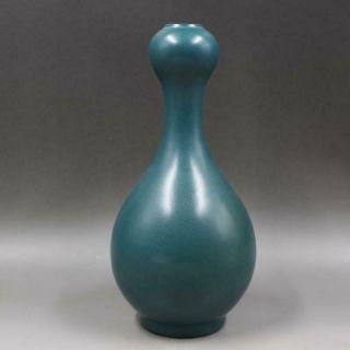 Chinese Ancient Antique Hand Make Green Glaze Vase Yongzheng Mark 59