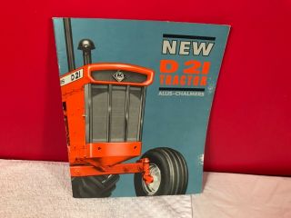 Rare 1963 Allis Chalmers Tractor D - 21 Advertising Brochure