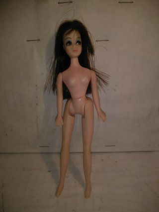 Vintage 1970 Topper Corp 6 - 1/2 " Dawn Doll Nude Rooted Lashes
