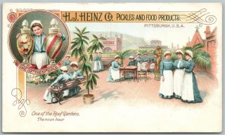 Pittsburg Pa H.  J.  Heinz Co.  Pickles & Food Products Undivided Antique Postcard