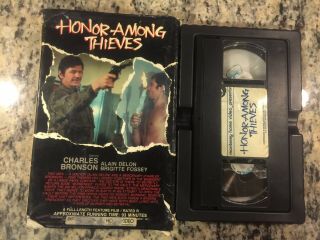 HONOR AMONG THIEVES aka FAREWELL FRIEND RARE MONTEREY BIG BOX VHS 1968 BRONSON 2