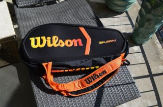 Wilson Tour Burn Molded 9pk Tennis Bag The Limited Edition Rare Euc