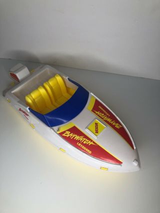 1994 Mattel Barbie Baywatch Lifeguard Rescue Boat Toy 20 " Vintage Red Blue