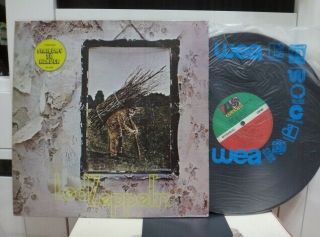 Led Zeppelin / 4,  Rare Korea Orig.  1st Press Lp Korea Only Different Cover Nm
