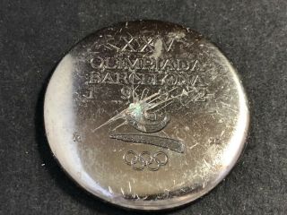 Rare 25th Olympiad Barcelona Spain 1992 Olympics Participation Medal Coin 58