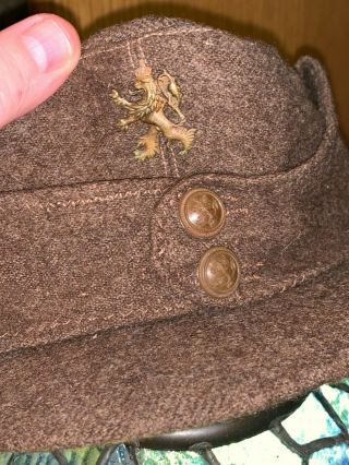 Royal Bulgarian,  Wwii M43 Armored Infantry Cap,  Extremely Rare German Axis.