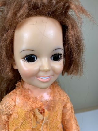 Vintage 1969 Ideal Toy Corp Crissy Doll Orange Outfit 3