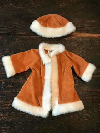 Vintage Doll Coat Hat My Friend Mandy Fisher Price Label Made Hong Kong