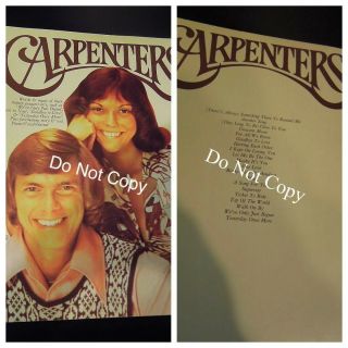 Karen Carpenter; The Carpenters; Carpenters; Music Book; Sheet Music,  1974,  Rare