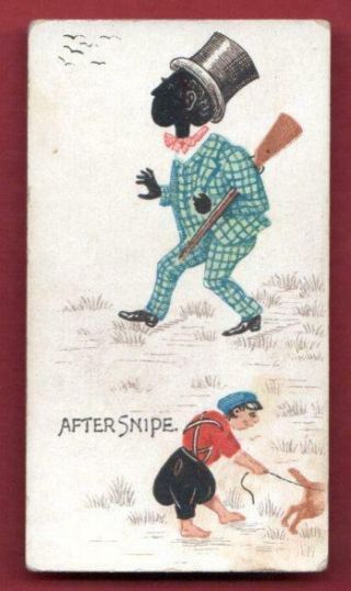 After Snipe 1888 N219 Harlequin Cigarettes Kinney Bros Tobacco 2 Of Spades Rare