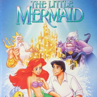 Disney VHS Black Diamond Classic The Little Mermaid Rare Banned Cover Art 913 2