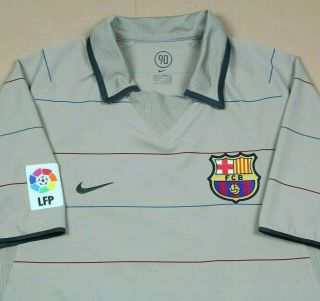 Fc Barcelona 2003 2004 Away Shirt Rare Europe (s)