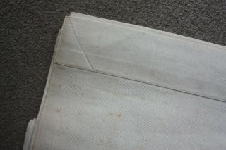 Vintage White Cotton Twill Sheet 70 X 102 " 4436