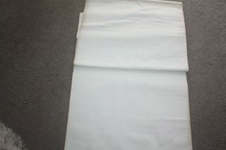 Vintage White Cotton Twill Sheet 70 x 102 