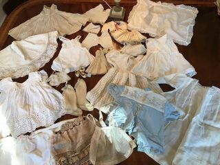 Antique Vintage Doll Clothes Bloomers Petticoats French German Dolls