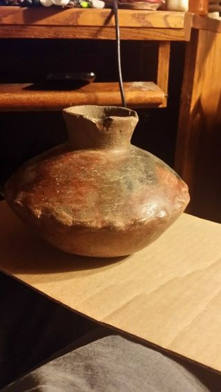 Pre Columbian Brown & Black Pottery
