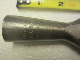 2 vintage stanley 720 chisels 2 in.  and rare 5/8 in. 2