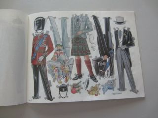 A Royal Romance paper dolls in full color by Peggy Jo Rosamond 3