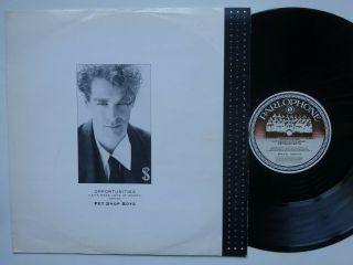 Pet Shop Boys Opportunities - Rare Mispressed 1985 Parlophone 12 "