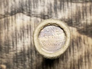 1908 ? INDIAN HEAD & 1909? VDB WHEAT /OLD SMALL CENT ROLL/ ANTIQUE/AG - UNC 747. 2