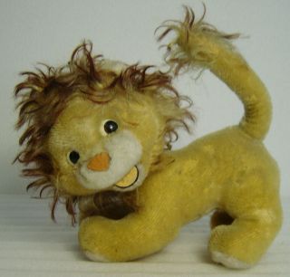 Cute Vintage Schuco Bigo - Bello Hegi Mohair Lion With Tag