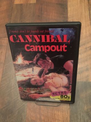 Cannibal Campout Dvd Rare Oop Horror 1988 Unrated Camp Motion Pictures Retro 80s