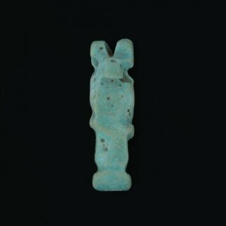 Rare Ancient Egyptian Carved Stone Bead - Tribal Figural Animal Faience Relic